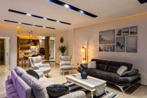 kiralık villa salonu